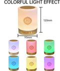 Portable Quran Speaker SQ112 Touch Lamp Touch Quran Lamp Bluetooth Speaker AZAN Speaker with Remote & APP Contro Full Recitations of Famous Imams and Quran Translation in Many Languages