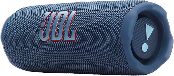 JBL Flip 7 - JBL Pro Sound with AI Sound Boost, up to 16 hours of playtime, multi-speaker connection via Auracast, and waterproof, dustproof, drop-proof design for all adventures – Blue.