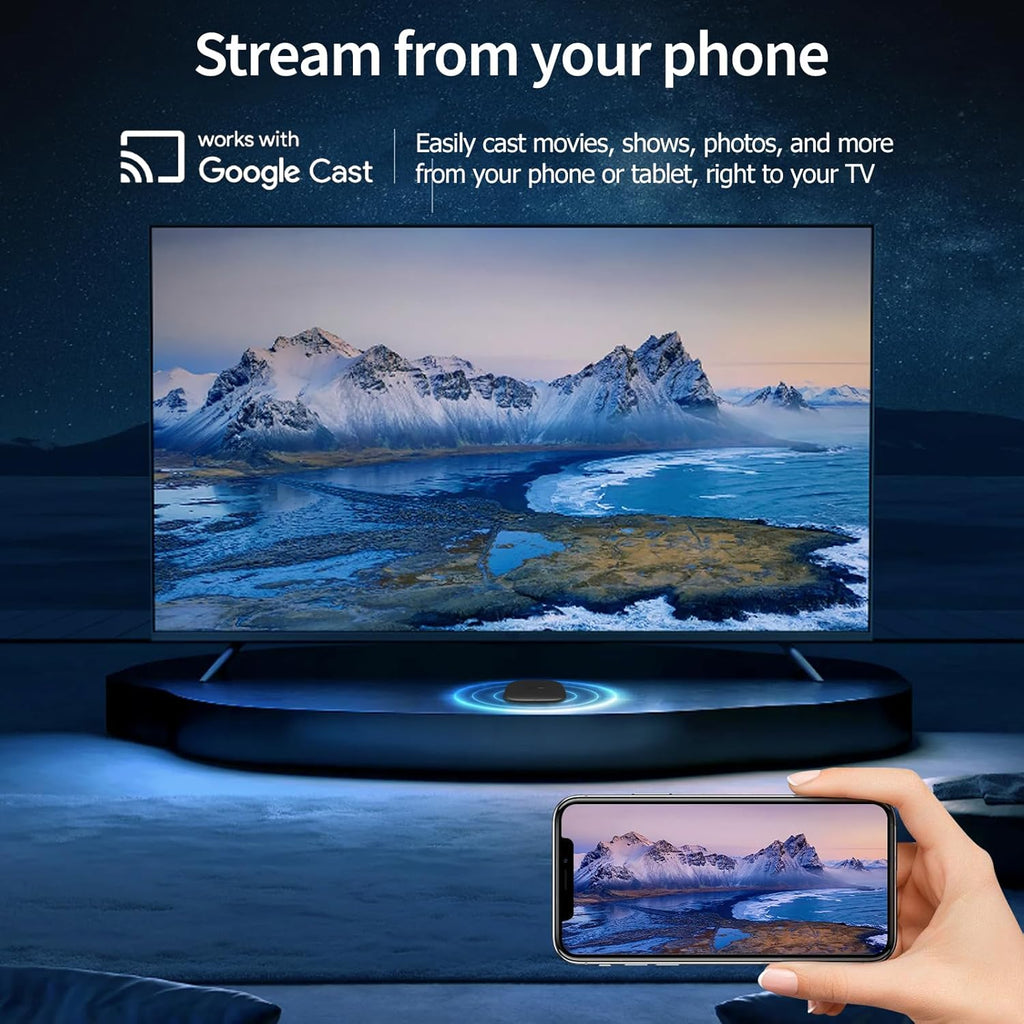 Xiaomi TV Box S 3rd Gen, 4K UHD, 2GB RAM + 32GB ROM, Dolby Vision & Atmos, WiFi 6, HDMI 2.1, Google TV, Fast Streaming, Black