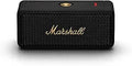 Marshall Emberton II Portable Bluetooth Speakers - Water Resistant Wireless Speakers Portable Speaker 30+ Hour of Playtime - Black and Brass