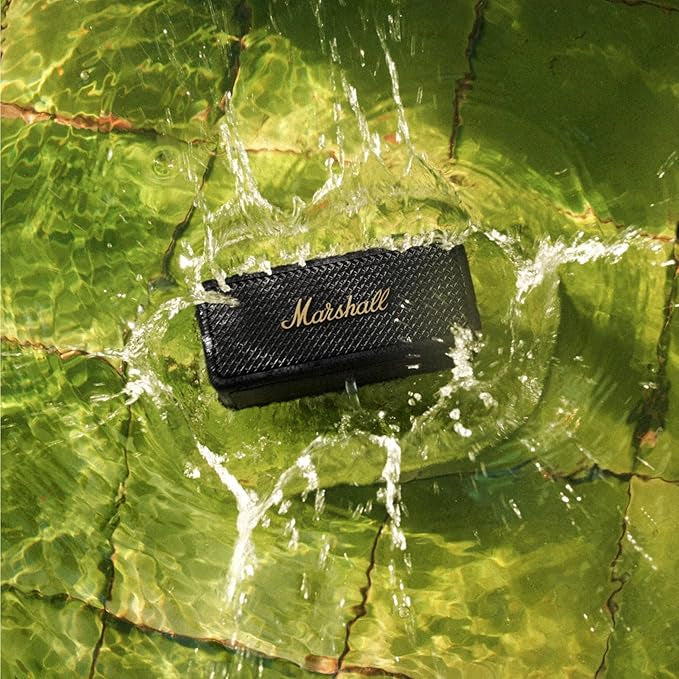 Marshall Emberton II Portable Bluetooth Speaker – Black & Brass