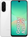 Samsung Galaxy A26 5G, Android Smartphone, 256GB Storage, 8GB RAM, White, 50MP Camera, Large Display, Long Battery Life (UAE Version)