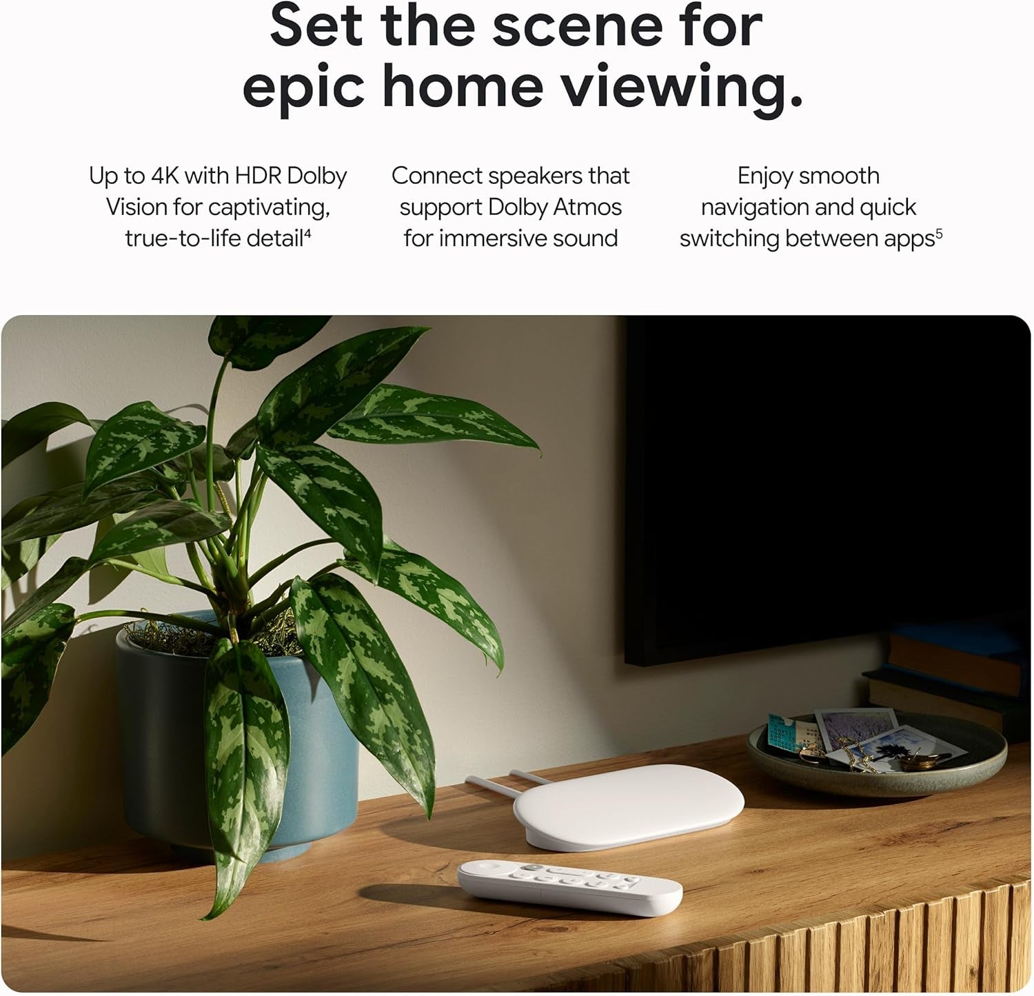 Google Tv Streamer 4K - Fast Streaming Entertainment On Your With Voice Search Remote Watch Movies, Shows, Live Tv, And Netflix In Hdr Smart Home Control 32 Gb Of Storage Hazel