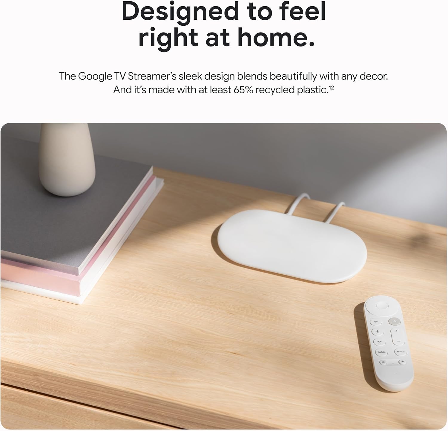 Google Tv Streamer 4K - Fast Streaming Entertainment On Your With Voice Search Remote Watch Movies, Shows, Live Tv, And Netflix In Hdr Smart Home Control 32 Gb Of Storage Hazel