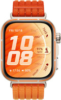 HUAWEI WATCH FIT 5 Pro Smartwatch, 44.5mm FullView Display, iOS & Android, up to 10 Days Battery Life, Golf, Health Management, Sleep & Heart Monitor, ECG, NFC, Mini Work-out, Orange
