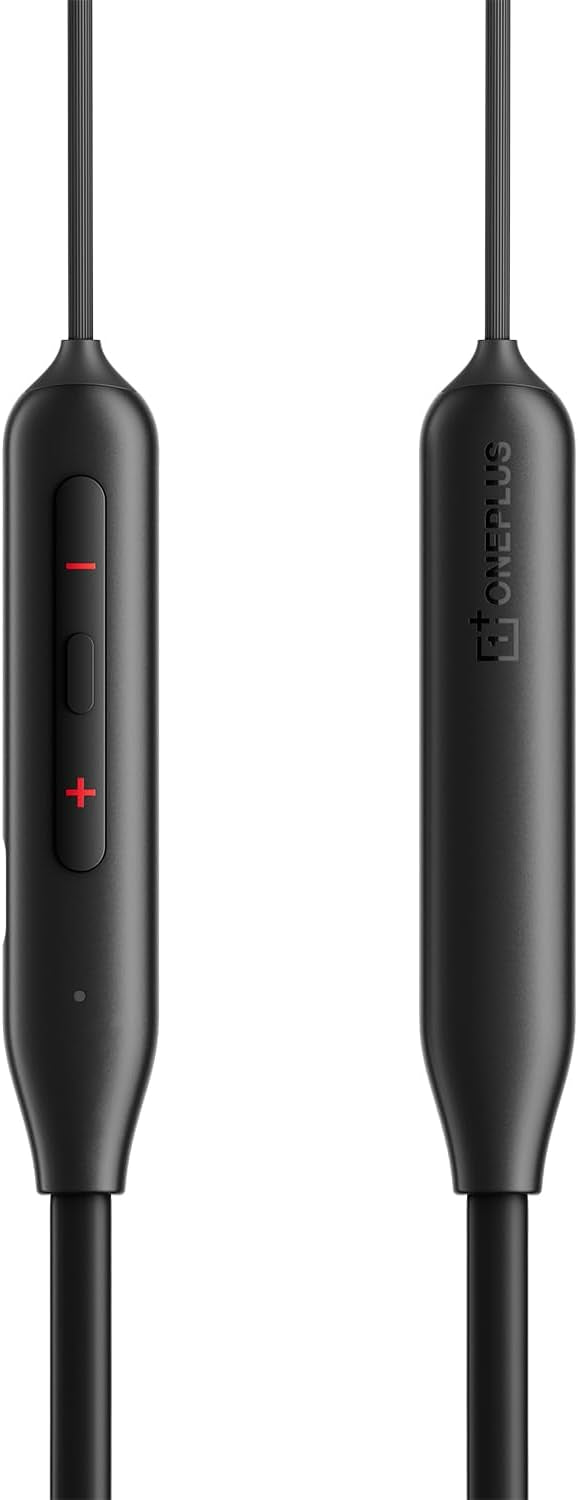 One Plus Bullets Wireless Z3 5" Bluetooth Headphones, Space Audio, 12.4mm Drivers, 36 Hour Battery Life (Mambo Midnight)