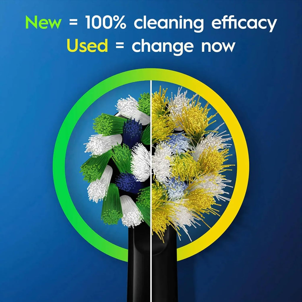 Oral B Vitality 300 Rechargeable Toothbrush with CrossAction Brush Head, 3 Cleaning Modes & 2 Minutes Built-in Timer D103.413.3 Black