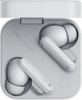 CMF by Nothing Buds Pro 2 Wirelesss earphones with HiFi sound, 50 dB Smart Active Noise Cancellation, 6 HD mics and Spatial Audio, 2025 - Light Grey