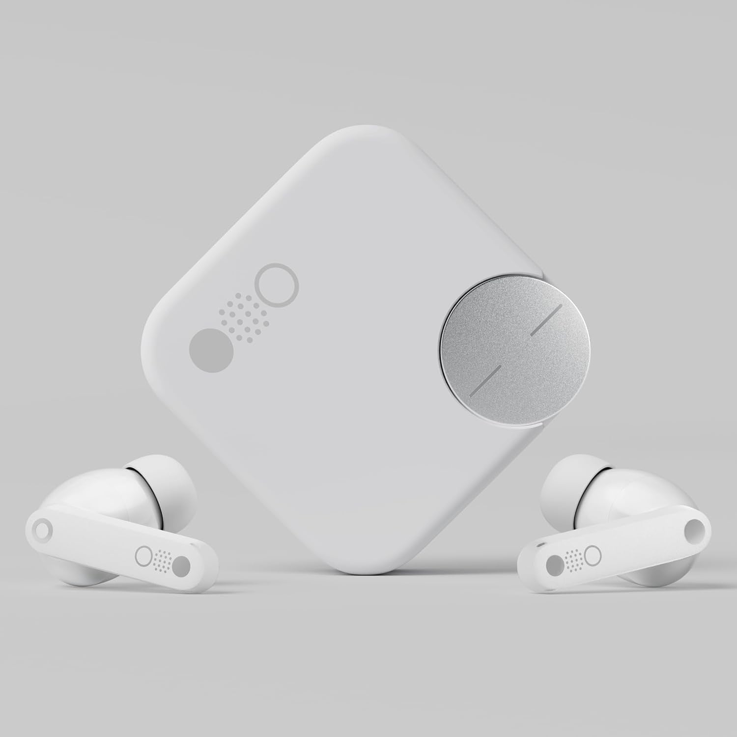 CMF by Nothing Buds Pro 2 Wirelesss earphones with HiFi sound, 50 dB Smart Active Noise Cancellation, 6 HD mics and Spatial Audio, 2025 - Light Grey