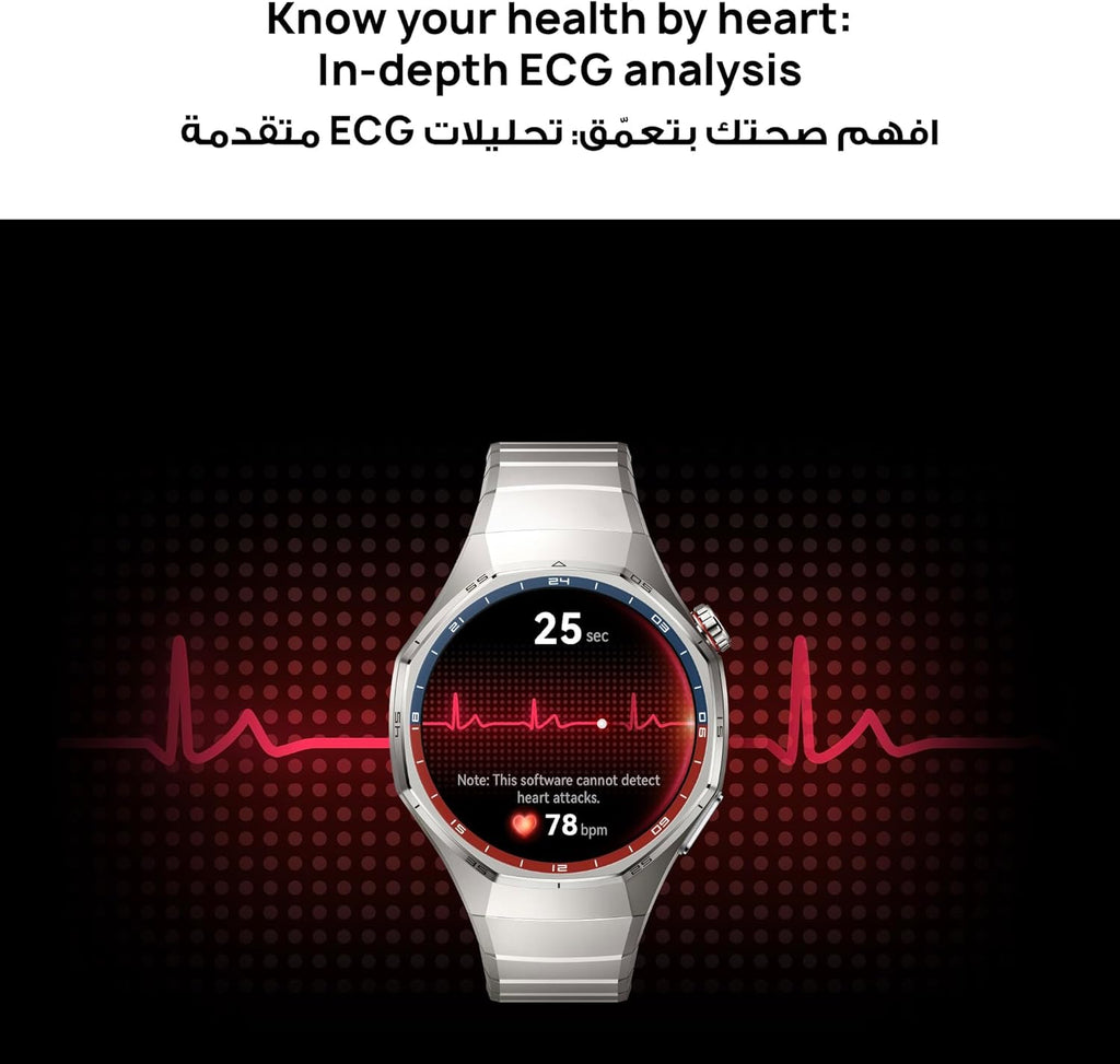 HUAWEI WATCH GT 6 Pro Smart Watch, 46mm, upto 21 days battery life, GPS Smart Watches with 100+ Sports Mode, Cycling, iOS & Android Compatible, ECG Analysis, Health Monitoring, Brown