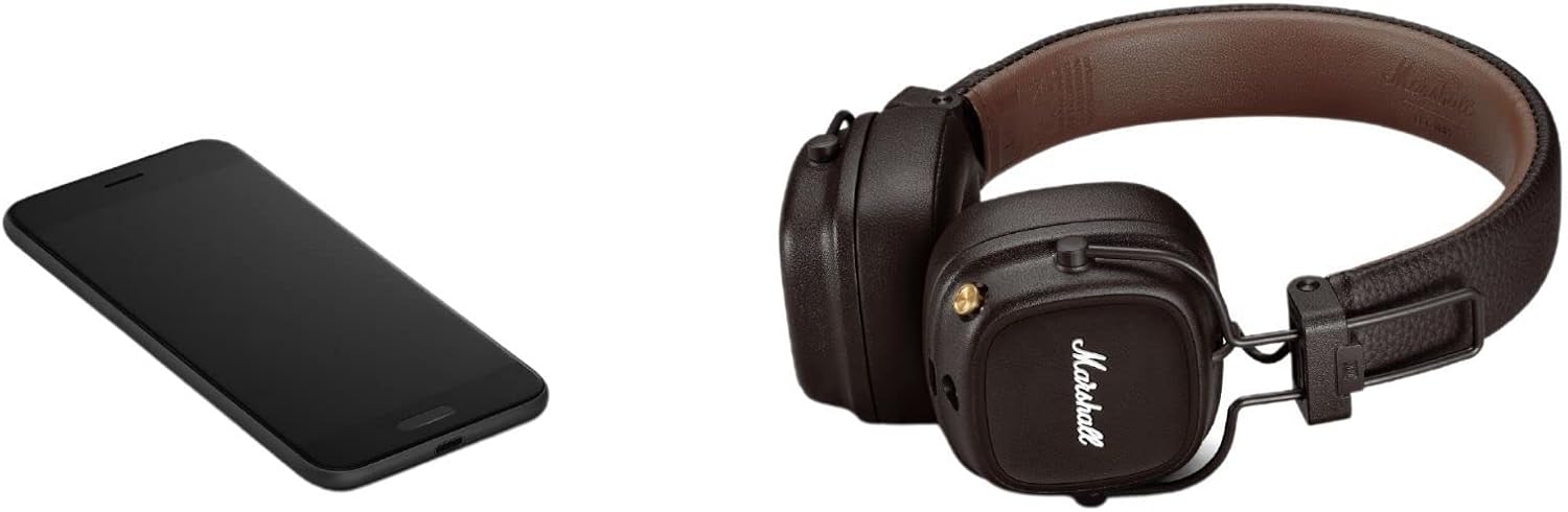 Marshall Major IV Bluetooth Headphones - Folable Wireless Headphones Bluetooth With 80 Hours of Playtime - Brown, One size