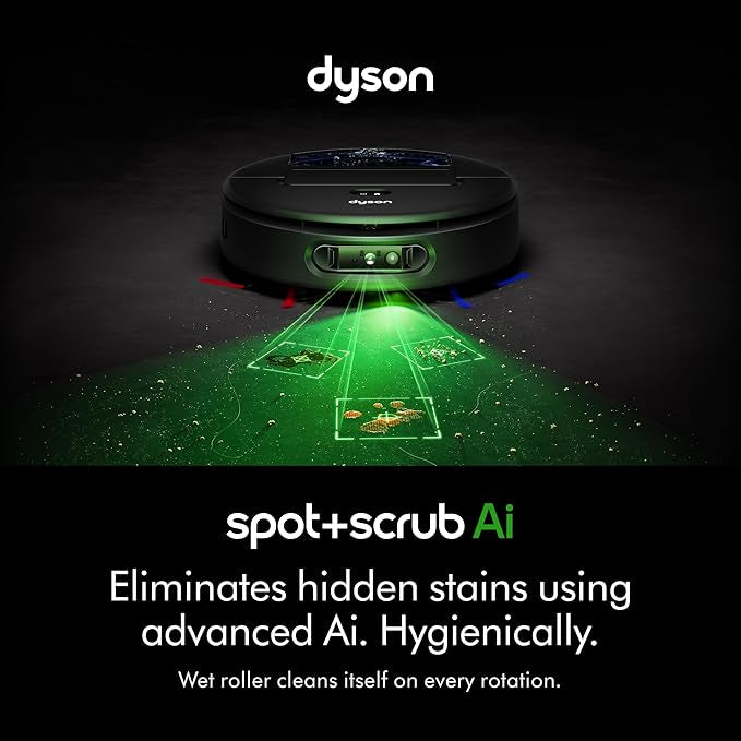 Dyson Spot+Scrub™ Ai Robot Vacuum | 2 Years Dyson Warranty
