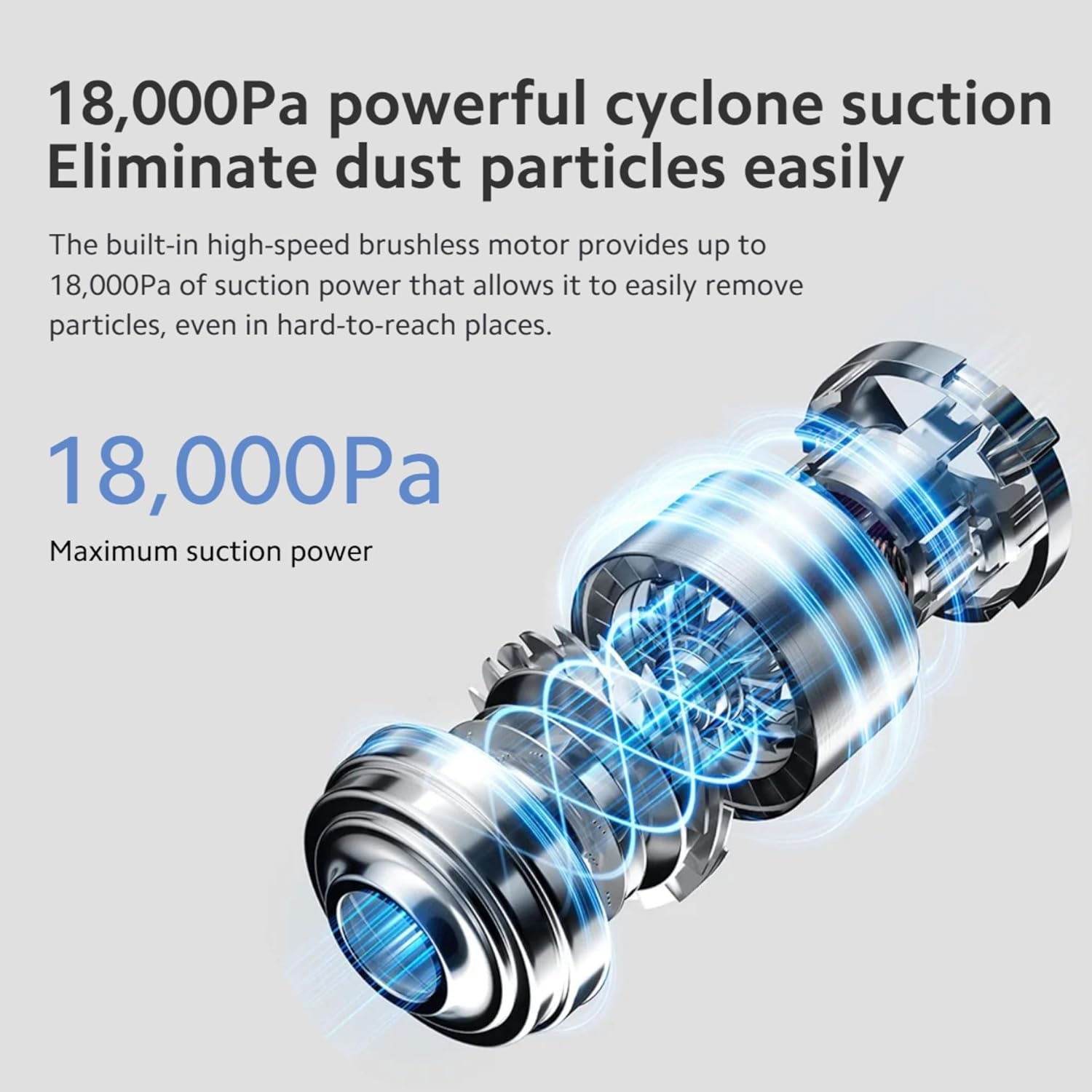 Xiaomi G20 Lite Cordless Vacuum ‒ Powerful Cyclone Suction, White-Light Dust Detection & 45-Min Runtime ‒ Lightweight Whole-Home Cleaner