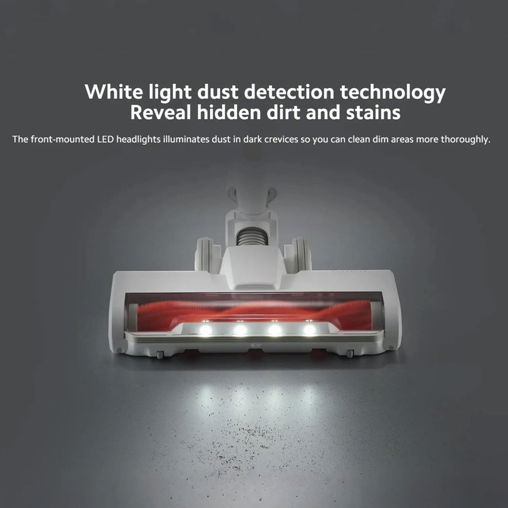 Xiaomi G20 Lite Cordless Vacuum ‒ Powerful Cyclone Suction, White-Light Dust Detection & 45-Min Runtime ‒ Lightweight Whole-Home Cleaner