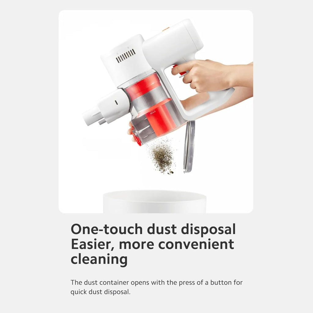 Xiaomi G20 Lite Cordless Vacuum ‒ Powerful Cyclone Suction, White-Light Dust Detection & 45-Min Runtime ‒ Lightweight Whole-Home Cleaner