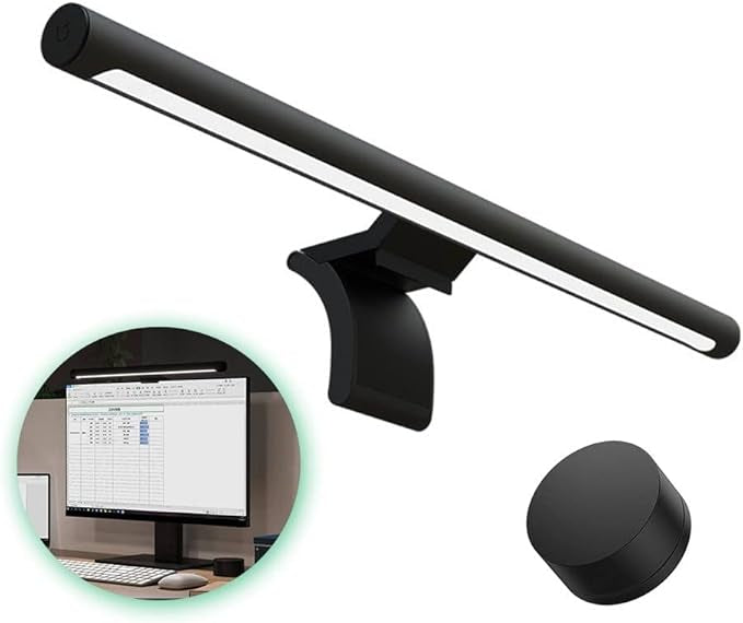 Xiaomi Mi Computer Monitor Light Bar - Wireless Control, Easy Installation, Extra Computer Lighting w/o Taking Desktop Space