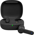 JBL Wave 300TWS True Wireless Earbuds, Deep Bass Sound, 26H Battery, Open-Ear Comfortable Fit, Hands-Free Stereo Call, Dual Connect, Rain Resistant, Voice Assist, Touch Control - Black, JBLW300TWSBLK