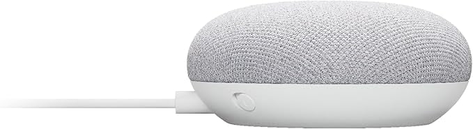 Google Nest Mini 2nd Gen - Bluetooth Speaker with English and Muliti Language Compatibility for Use Anywhere (Light Gray)