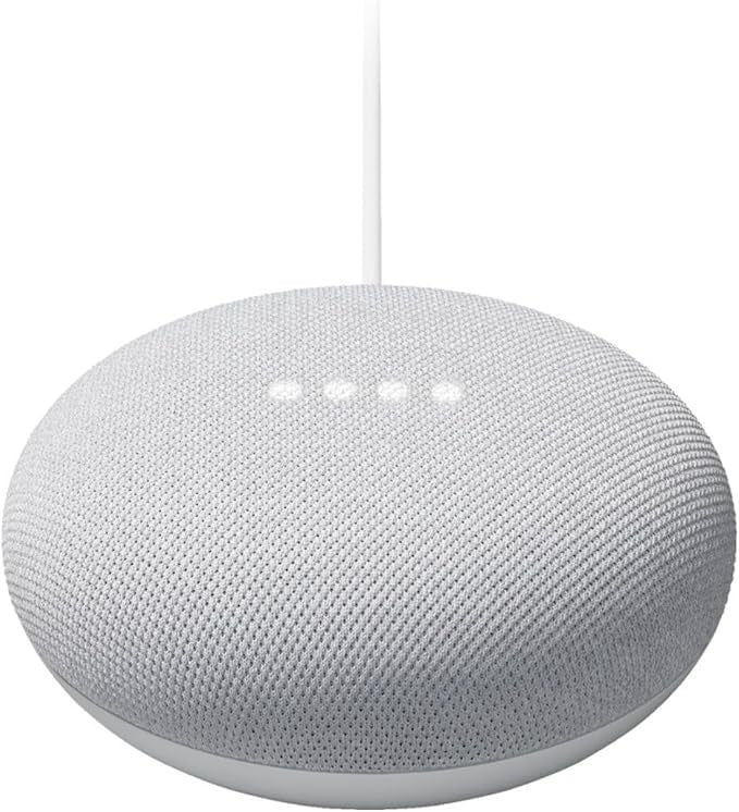 Google Nest Mini 2nd Gen - Bluetooth Speaker with English and Muliti Language Compatibility for Use Anywhere (Light Gray)