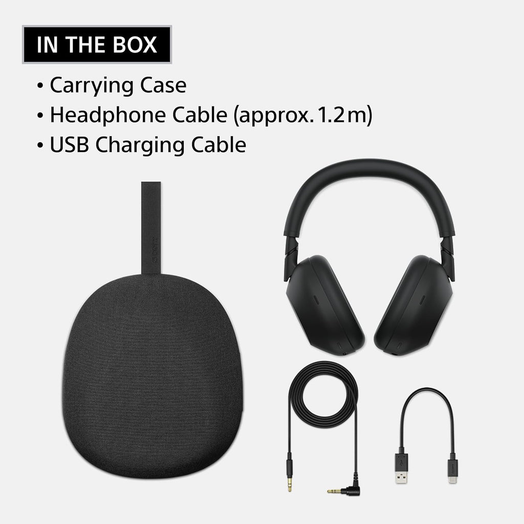 Sony WH-1000XM6 The Best Wireless Noise Canceling Headphones, HD NC Processor QN3, 12 Microphones, Adaptive NC Optimizer, Mastered by Engineers, Studio-Quality, 30-Hour Battery, Silver