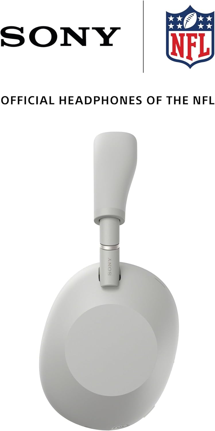 Sony WH-1000XM6 The Best Wireless Noise Canceling Headphones, HD NC Processor QN3, 12 Microphones, Adaptive NC Optimizer, Mastered by Engineers, Studio-Quality, 30-Hour Battery, Silver