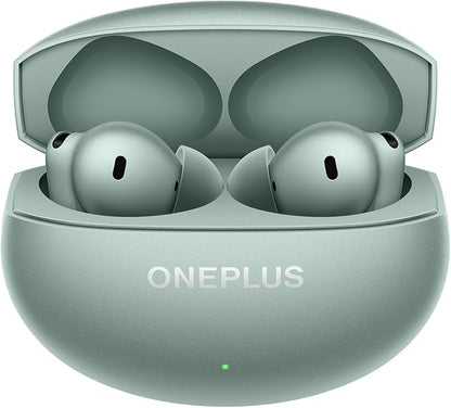 OnePlus Buds 4 Wireless Earbuds,Bass Wave in-Ear Buds,IP55 Tri-Mics AI Earphone,Up to 55dB Adaptive Noise Cancellation,Up to 45Hrs Battery,Green