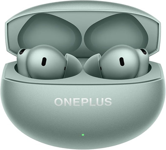 OnePlus Buds 4 Wireless Earbuds,Bass Wave in-Ear Buds,IP55 Tri-Mics AI Earphone,Up to 55dB Adaptive Noise Cancellation,Up to 45Hrs Battery,Green