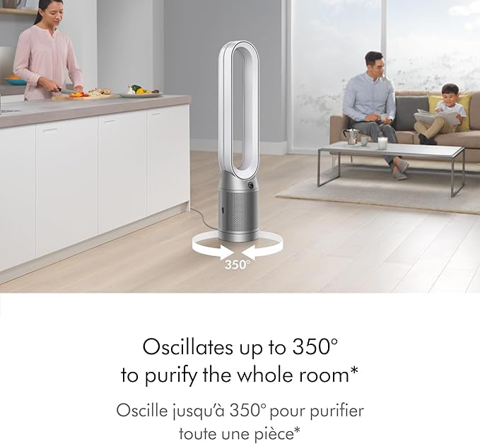 Dyson Purifier Cool Gen1 TP10 Air Purifying Fan with HEPA Filter (White/Silver)