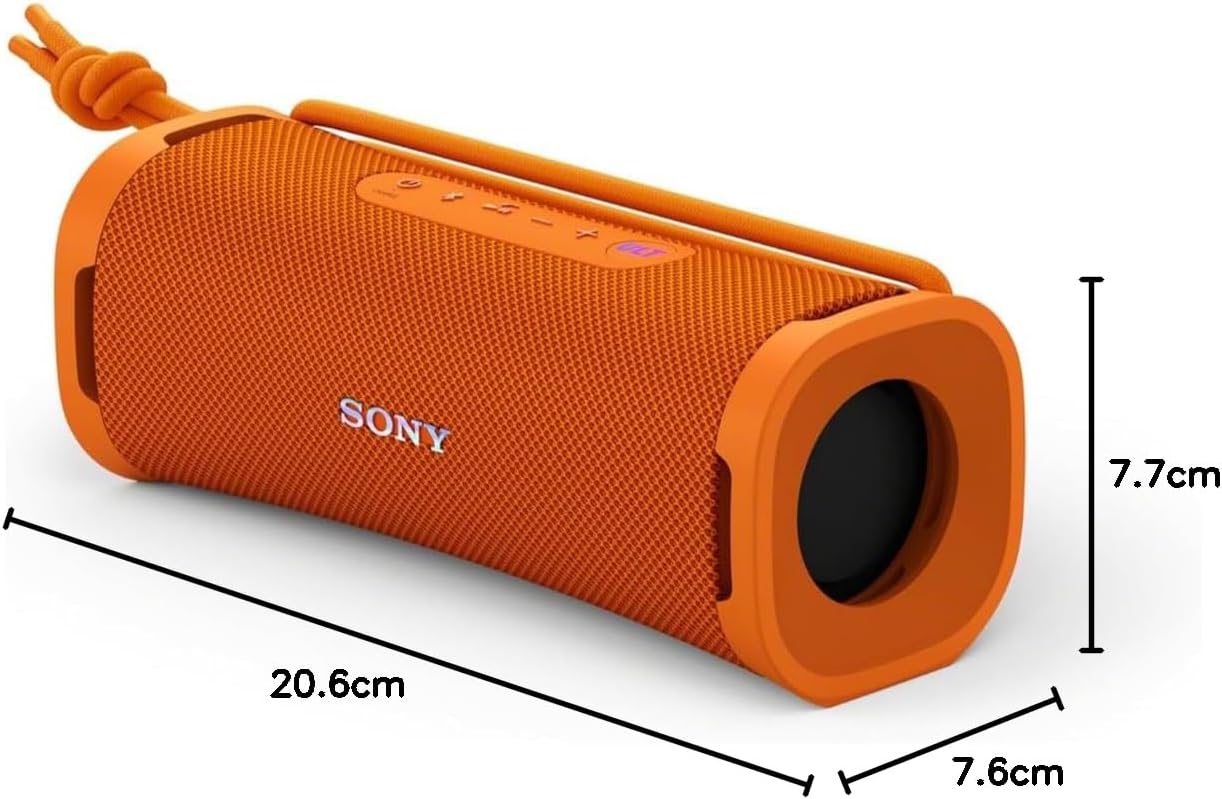 Sony ULT Field 1 Wireless Ultra Portable Bluetooth Compact Speaker, IP67 Waterproof, Dustproof, Shockproof with Enhanced Bass, 12 Hour Battery and...