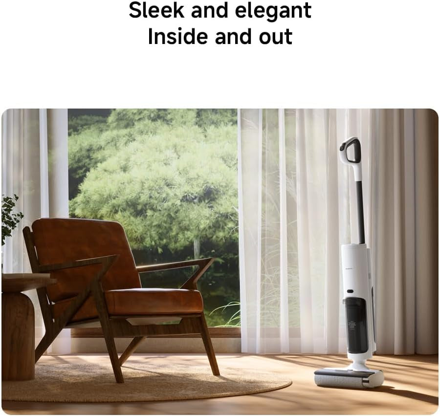 Xiaomi Truclean W20 Wet and Dry Vacuum Cleaner for Home, Cordless Floor Washer with Self-Cleaning，15000Pa suction power，for Hard Floors and Wet Messes