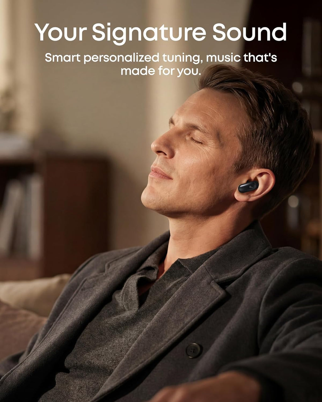 soundcore Liberty 5 Pro by Anker, Guinness World Records-Certified Call Quality, ANKER Thus™ AI Chip, Active Noise Cancelling Wireless Earbuds, Crystal-Clear Calls for Noisy Environments
