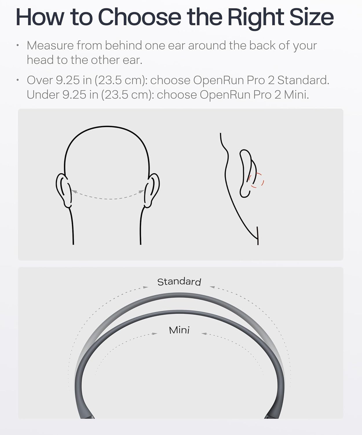 SHOKZ OpenRun Pro 2 Bone Conduction Sports Headphones, Open-Ear Wireless Earphones with Bluetooth 5.3, Noise Cancelling Mics, IP55 Waterproof, 12h Playtime for Running, USB-C Quick Charge, Black