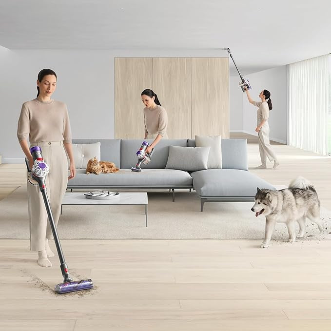 Dyson V8 Absolute, Yellow Silver Cordless Vacuum Cleaner