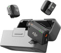 DJI Mic Mini (2TX+1RX+Charging Case), Detail-Rich Audio, 48h Use, Noise Cancelling, Automatic Limiting, Wireless Mic for Camera/iPhone/Android, Vlog, UAE Version, DJI Official Warranty Support