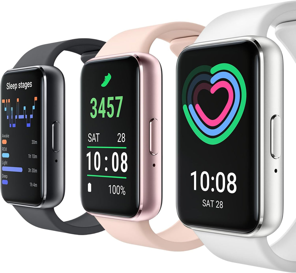 Samsung Galaxy Fit3 Smartwatch, Exercise and Sleep Tracking, Fall Detection, Bluetooth, 40mm, Silver