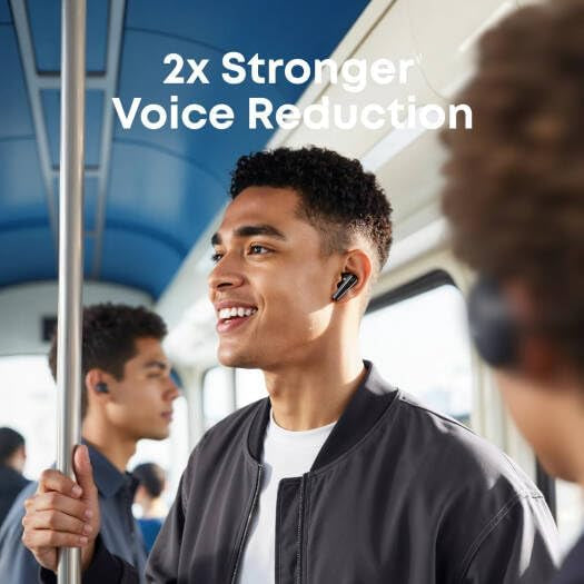 Anker Liberty 5 Earbuds, 9.2mm Wool-Paper Diaphragm Drivers, Adaptive ANC 3.0, 6 Mics with AI, Audio, HearID 4.0, Bluetooth 5.4, IP55 Water and Dust-Resistant, Black