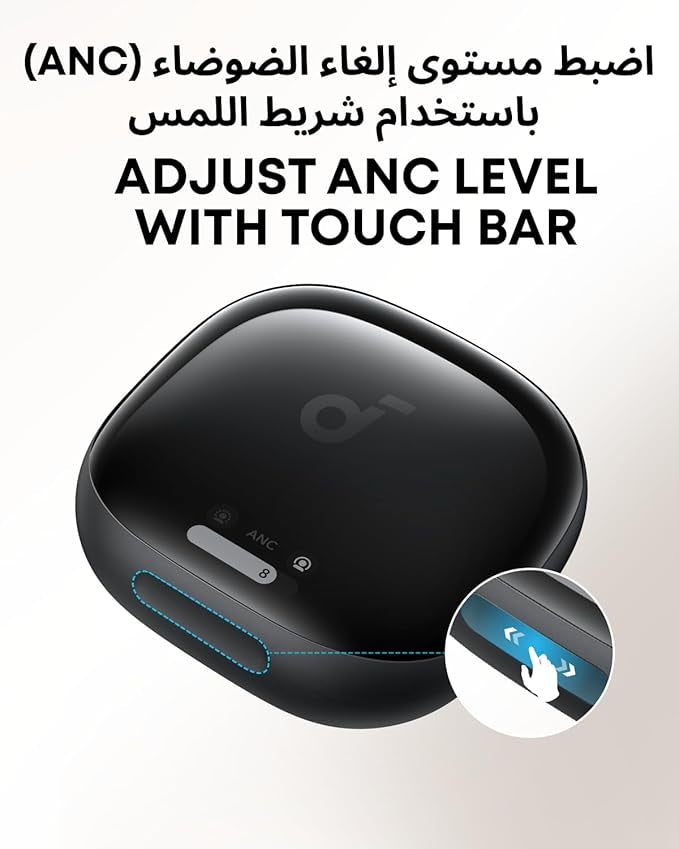 soundcore Liberty 4 Pro by Anker, Noise Cancelling Wireless Earbuds, 7-Sensor and Real-Time Adaptive Noise Cancelling, 2× Faster Charging, Studio-Level Hi-Fi Music, Clear Calls with 9 Mics and AI