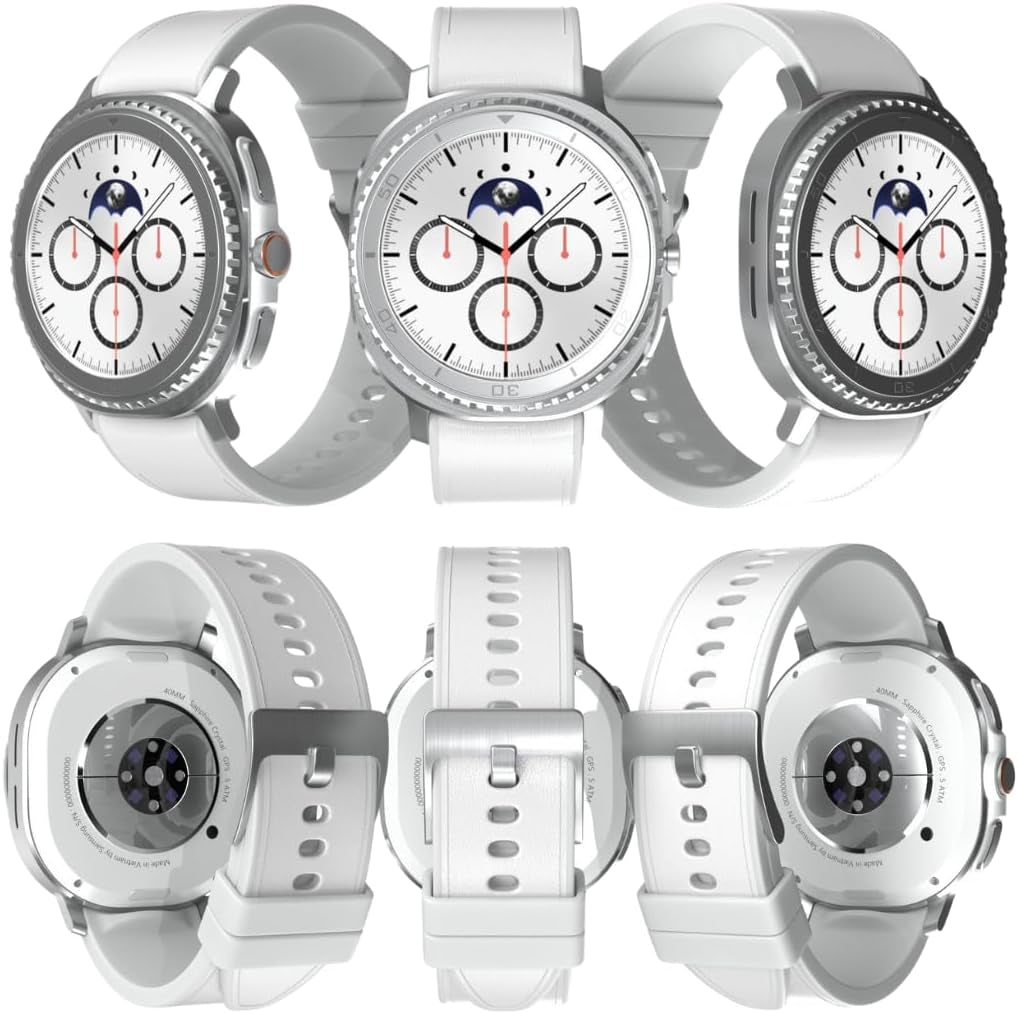 SAMSUNG Galaxy Watch 8 Classic | 46mm, Rotating Bezel | AI Smartwatch w/ 1.34" AMOLED, Wear OS 6, Wi-Fi, Bluetooth, GPS Fitness Tracker, IP68, MIL-STD-810H | International Model L500 | w/Fast Charger,