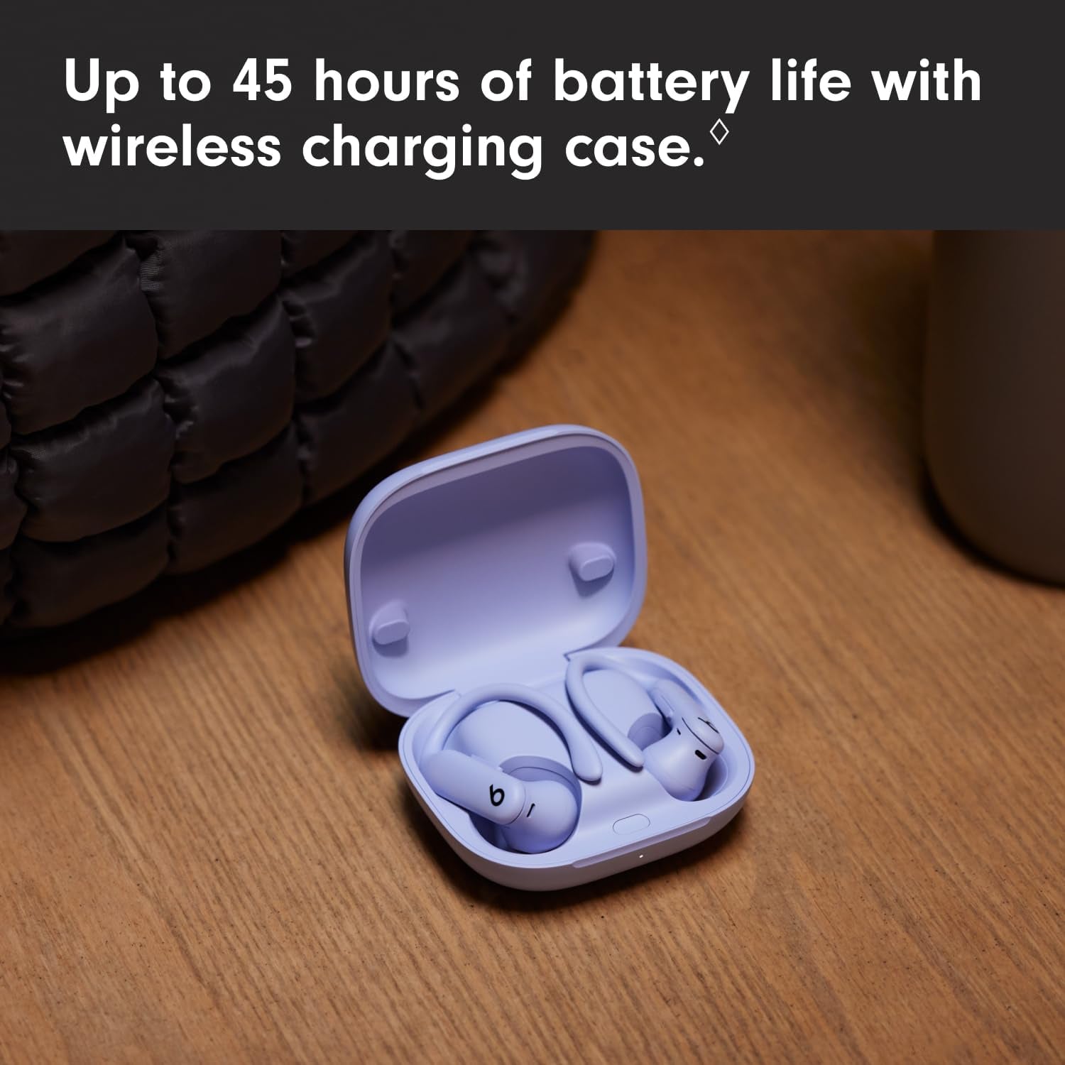 Beats Powerbeats Pro 2 Wireless Bluetooth Earbuds – Noise Cancelling, Heart-Rate Monitor, IPX4, Up to 45 Hours Battery & Wireless Charging Case, works with Apple & Android - Hyper Purple