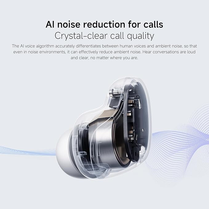 Xiaomi Redmi Buds 6 Play - In-Ear Headphones, 36h Battery Life, 10 mm Dynamic Driver with 4 EQ Settings, AI Noise Cancelling for Calls, Bluetooth 5.4, Quick Charge for 3h Music in 10 Minutes, Pink
