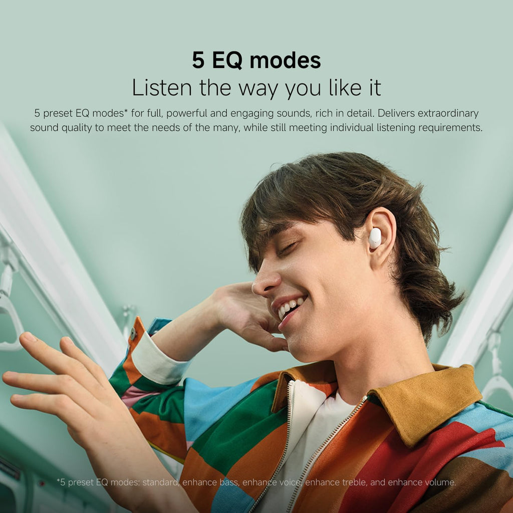 Xiaomi Redmi Buds 6 Play - In-Ear Headphones, 36h Battery Life, 10 mm Dynamic Driver with 4 EQ Settings, AI Noise Cancelling for Calls, Bluetooth 5.4, Quick Charge for 3h Music in 10 Minutes, Pink