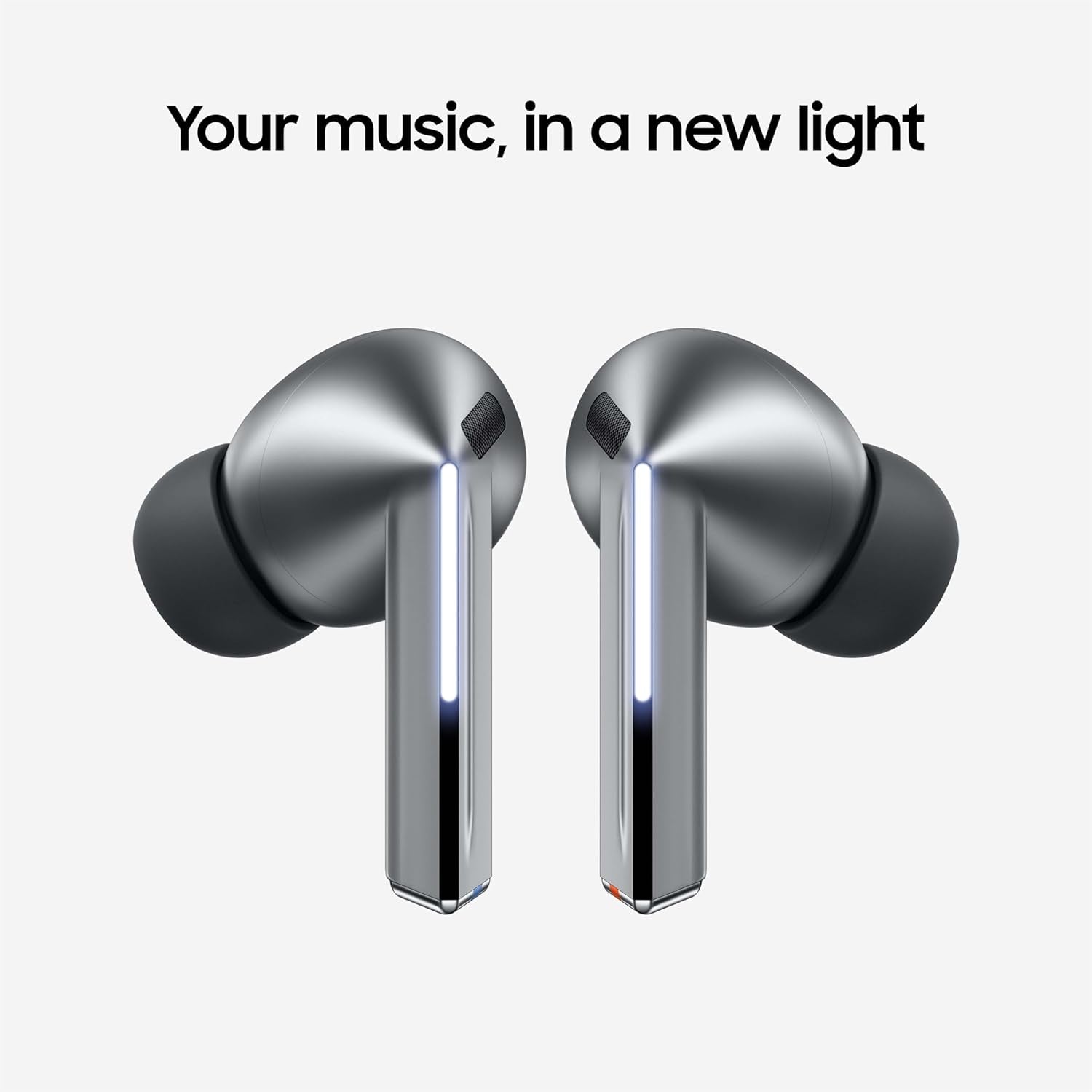 SAMSUNG Galaxy Buds 3 Pro AI True Wireless Bluetooth Earbuds, Noise Cancelling, Sound Optimization, Real-Time Interpreter, Redesigned Comfort Fit, Silver [US Version]