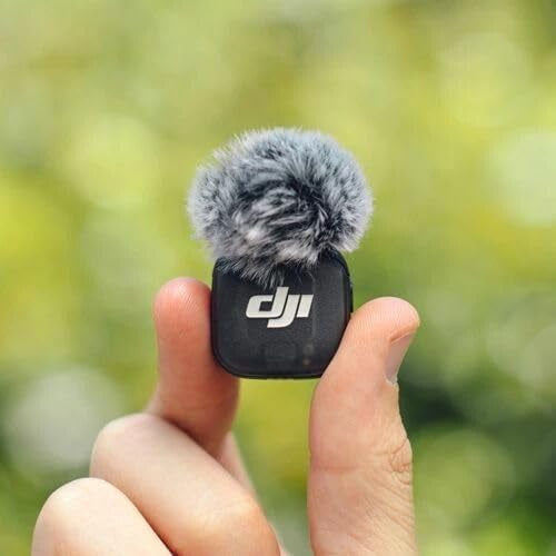 DJI Mic 3 (2 TX + 1 RX + Charging Case), Wireless Microphone for iPhone/Camera/Android, Adaptive Gain Control Balanced Volume, Dual Band Anti-Interference, 28h Use, UAE Version with Official Warranty
