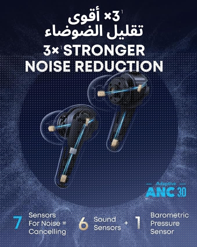 soundcore Liberty 4 Pro by Anker, Noise Cancelling Wireless Earbuds, 7-Sensor and Real-Time Adaptive Noise Cancelling, 2× Faster Charging, Studio-Level Hi-Fi Music, Clear Calls with 9 Mics and AI