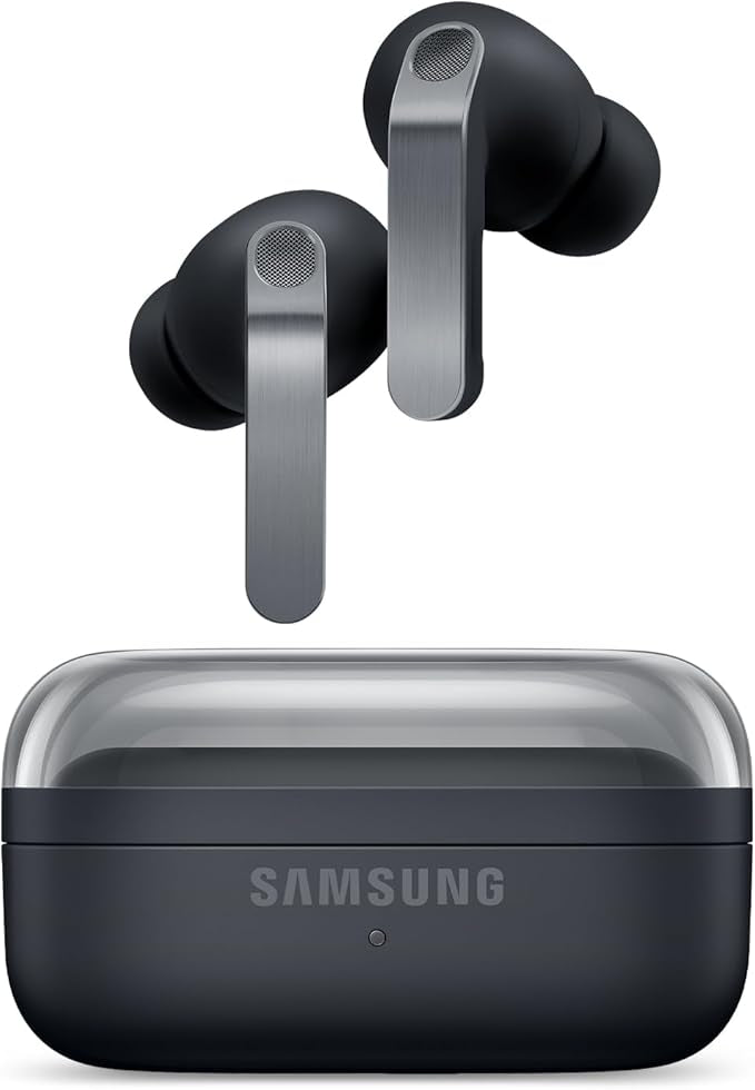 Samsung Galaxy Buds 4 Pro (2026) AI True Wireless Bluetooth Earbuds, Hi-Res Audio, 2-Way Speaker, ANC 2.0, Optimized Comfort, IP57, Live Translation, Black, US Version, 2 Yr Warranty
