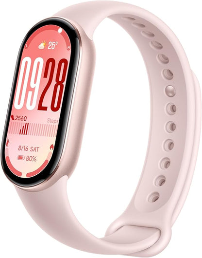 Xiaomi Smart Band 10 Mystic Rose | 1.72''AMOLED Narrow-edge Quadrilateral Display | Professional Workout Analysis | Up to 21-days Battery Life