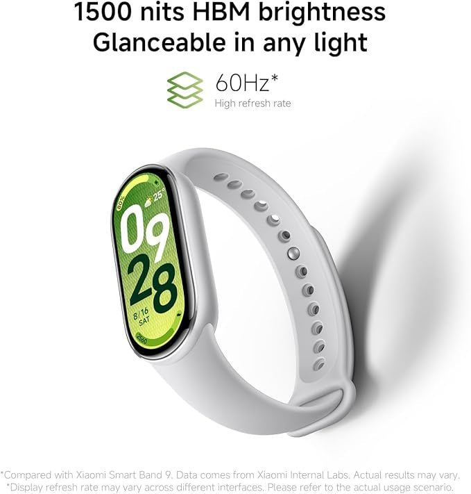 Xiaomi Smart Band 10 Mystic Rose | 1.72''AMOLED Narrow-edge Quadrilateral Display | Professional Workout Analysis | Up to 21-days Battery Life