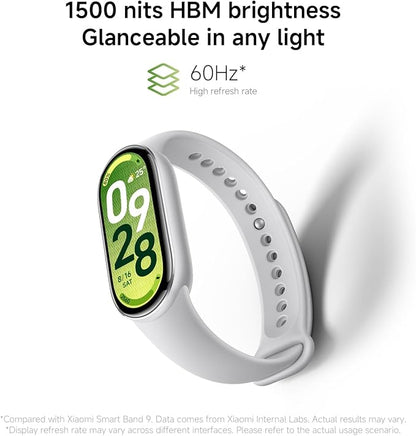 Xiaomi Smart Band 10 Mystic Rose | 1.72''AMOLED Narrow-edge Quadrilateral Display | Professional Workout Analysis | Up to 21-days Battery Life
