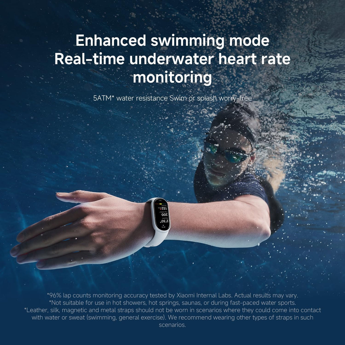 Xiaomi Smart Band 10 Mystic Rose | 1.72''AMOLED Narrow-edge Quadrilateral Display | Professional Workout Analysis | Up to 21-days Battery Life