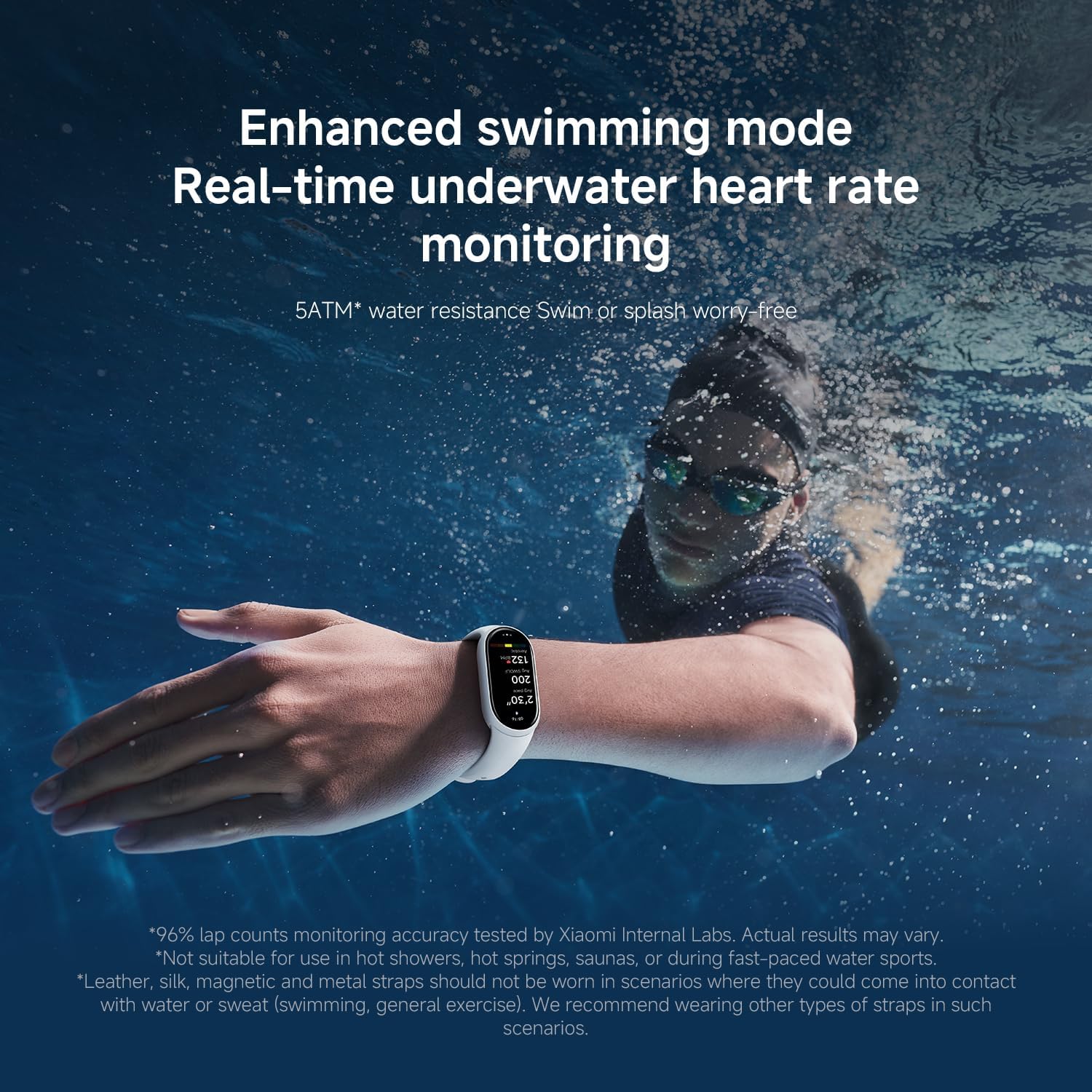 Xiaomi Smart Band 10 Mystic Rose | 1.72''AMOLED Narrow-edge Quadrilateral Display | Professional Workout Analysis | Up to 21-days Battery Life